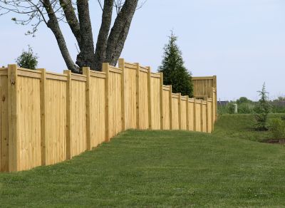Finished Fence Installation